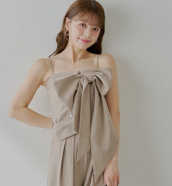  「【SALON by Chico】2wayリボンデザインベアコンビネゾン」|ワンピース|