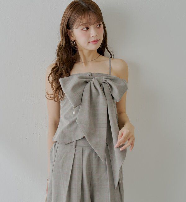  「【SALON by Chico】2wayリボンデザインベアコンビネゾン」|ワンピース|