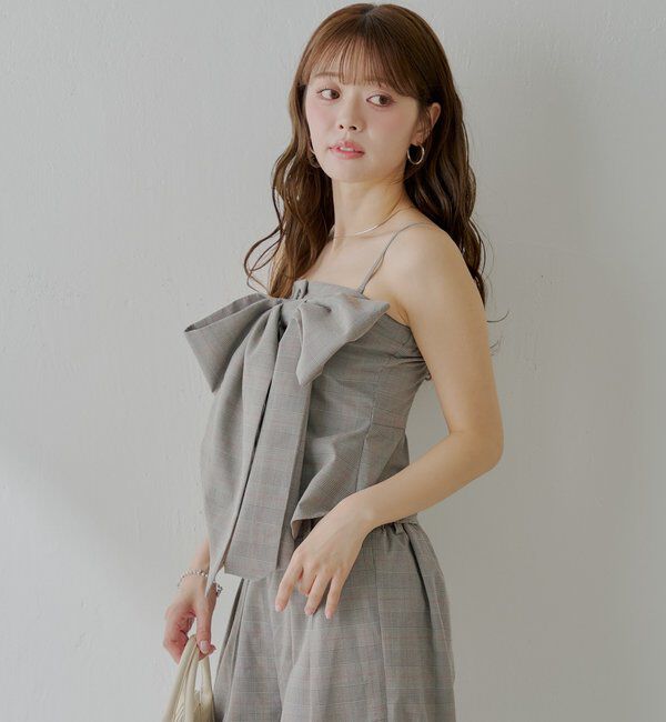  「【SALON by Chico】2wayリボンデザインベアコンビネゾン」|ワンピース|