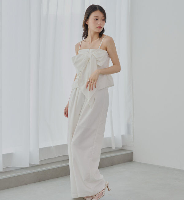  「【SALON by Chico】2wayリボンデザインベアコンビネゾン」|ワンピース|