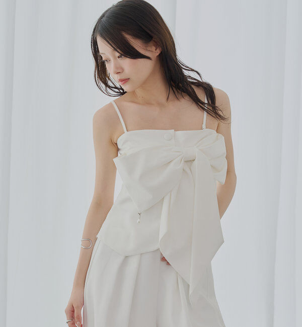  「【SALON by Chico】2wayリボンデザインベアコンビネゾン」|ワンピース|