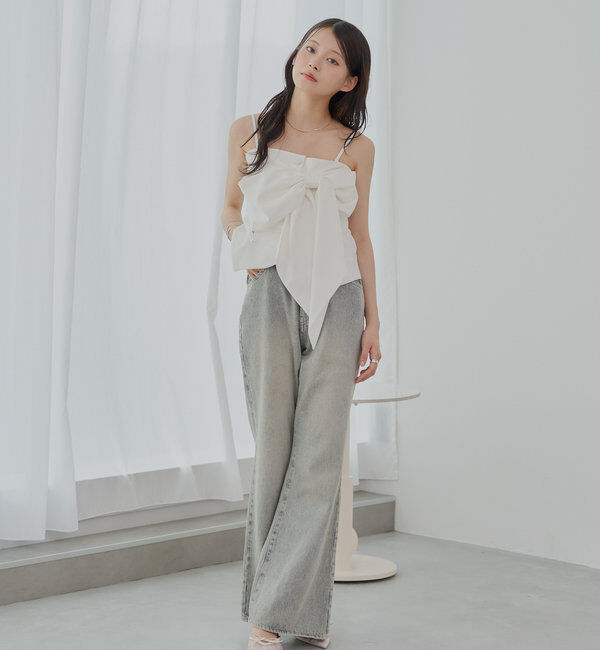  「【SALON by Chico】2wayリボンデザインベアコンビネゾン」|ワンピース|