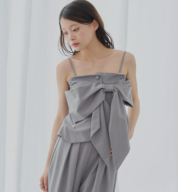  「【SALON by Chico】2wayリボンデザインベアコンビネゾン」|ワンピース|