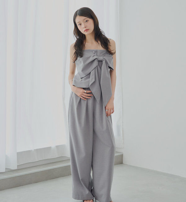  「【SALON by Chico】2wayリボンデザインベアコンビネゾン」|ワンピース|