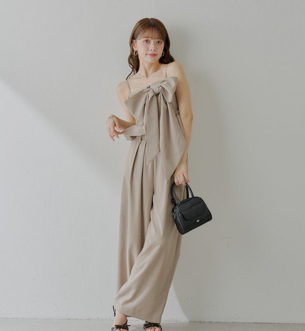  「【SALON by Chico】2wayリボンデザインベアコンビネゾン」|ワンピース|