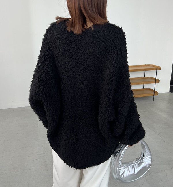  「〈VERSEAU/ヴェルソー〉フェザーハンドメイドカーディガン」|カーディガン|