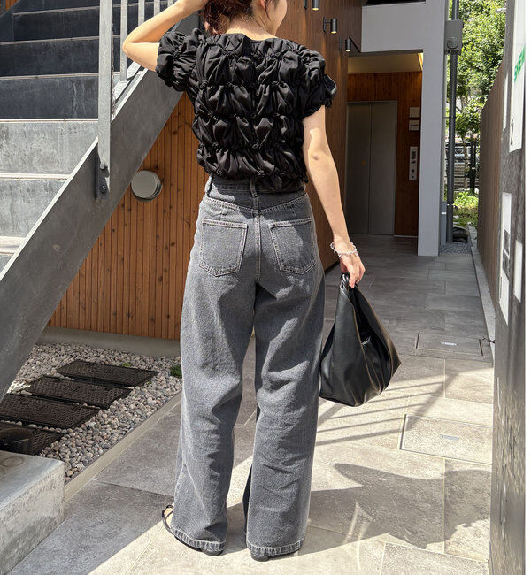  「【新色追加/全骨格◎】シャーリングホイップTシャツ」|Tシャツ・カットソー|