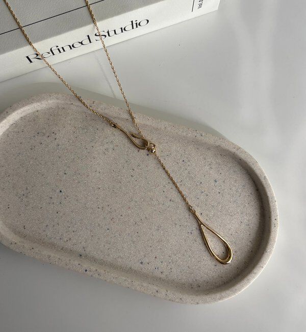  「〈GOLDY/ゴールディ〉ドロップロングYネックレス」|リング|ゴールド