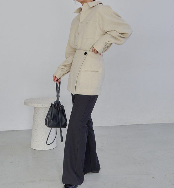  「ラップレイヤードシャツ」|シャツ・ブラウス|