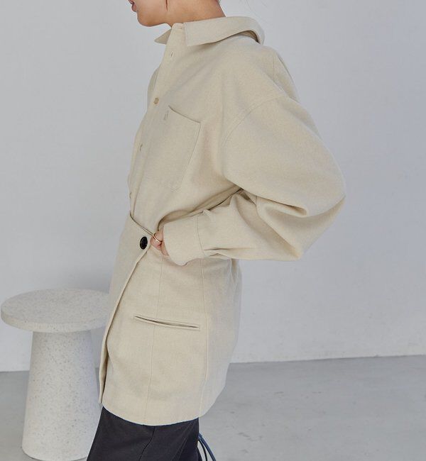  「ラップレイヤードシャツ」|シャツ・ブラウス|