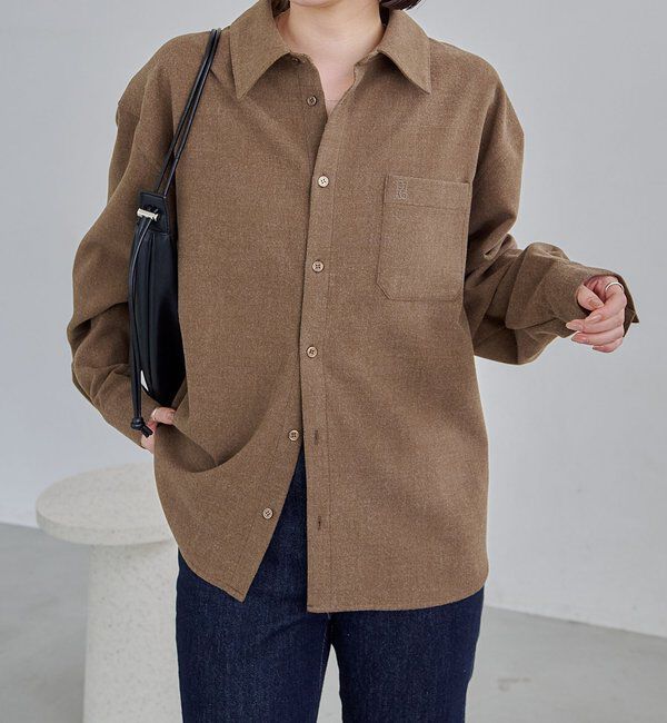  「ラップレイヤードシャツ」|シャツ・ブラウス|