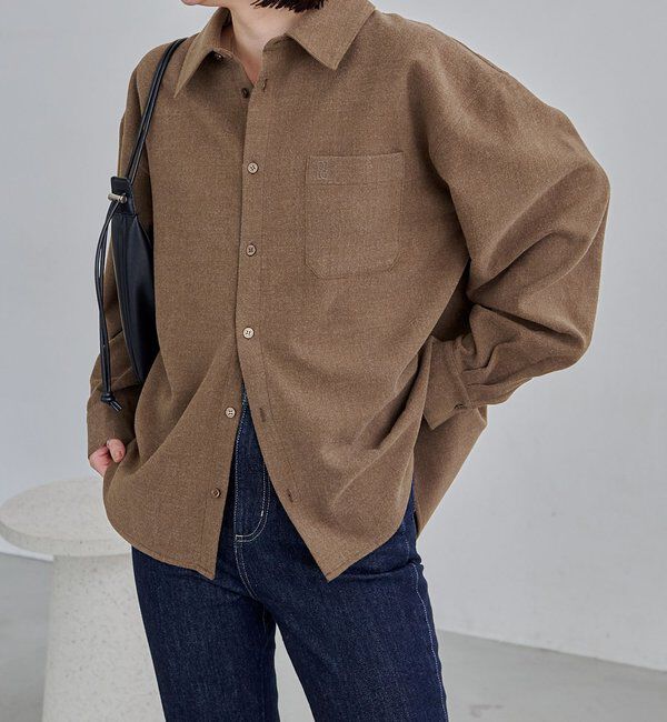  「ラップレイヤードシャツ」|シャツ・ブラウス|