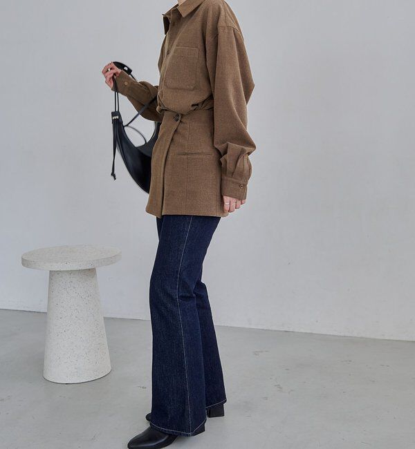  「ラップレイヤードシャツ」|シャツ・ブラウス|