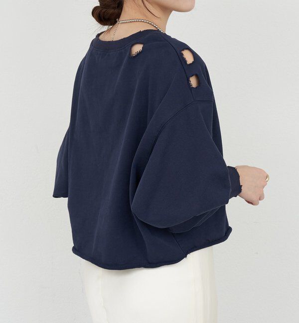  「ダメージロゴスウェット」|Tシャツ・カットソー|