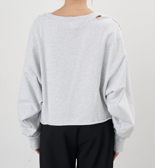  「ダメージロゴスウェット」|Tシャツ・カットソー|