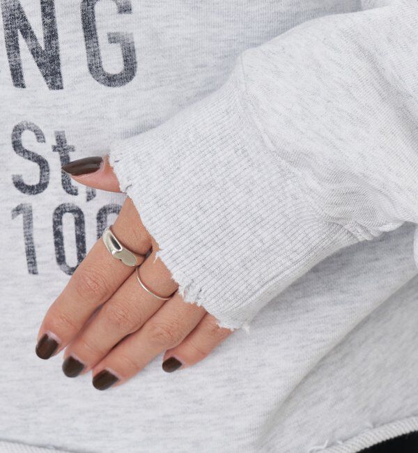  「ダメージロゴスウェット」|Tシャツ・カットソー|