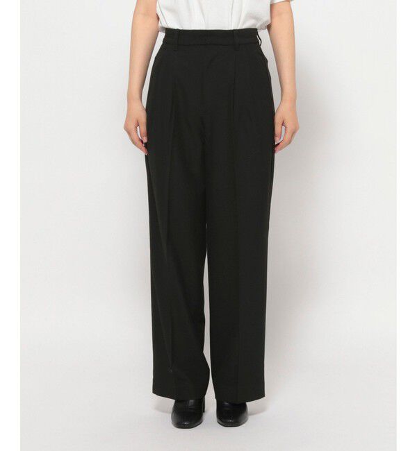 LOWRYS FARM「ＴＲスタイルＵＰワイドパンツ」|チノ|