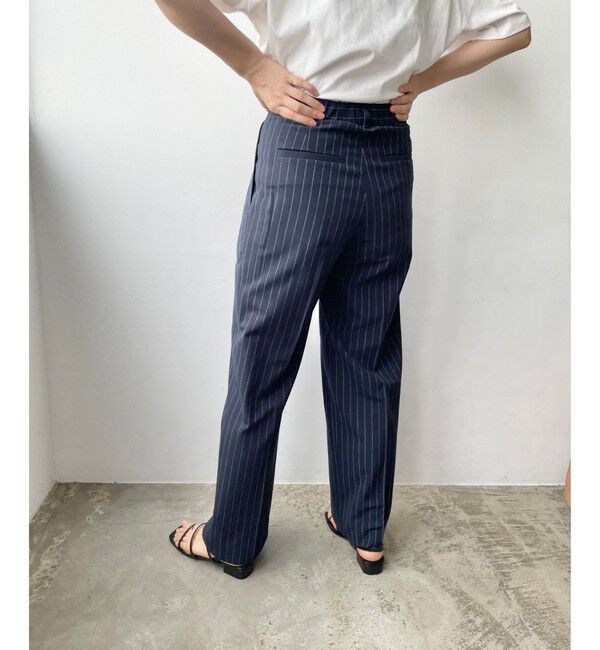 LOWRYS FARM「ＴＲスタイルＵＰワイドパンツ」|チノ|