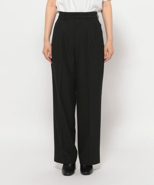 LOWRYS FARM「ＴＲスタイルＵＰワイドパンツ」|チノ|