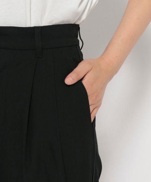 LOWRYS FARM「ＴＲスタイルＵＰワイドパンツ」|チノ|