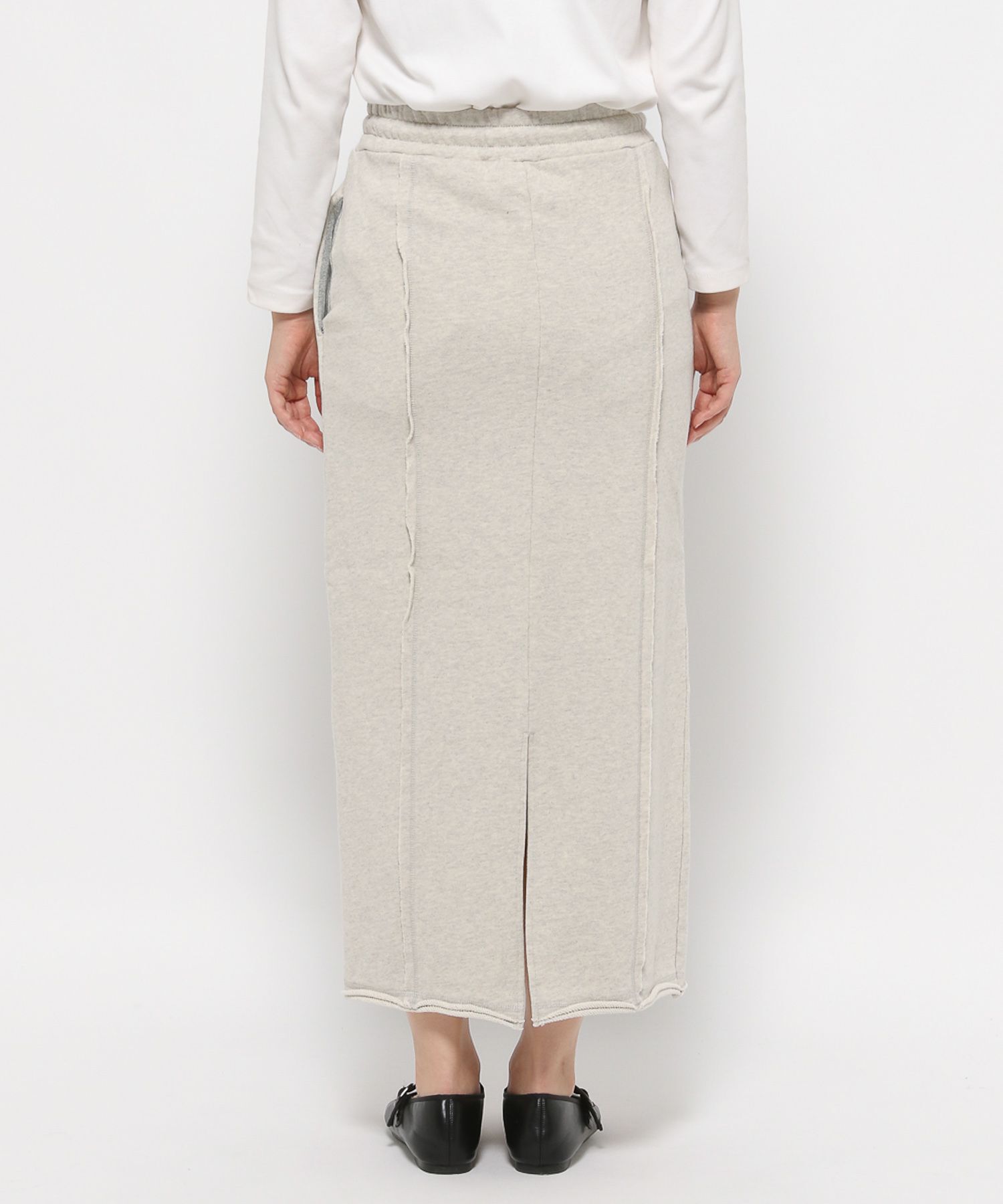 LOWRYS FARM「リメイクスウェットタイトスカート」|スカート|