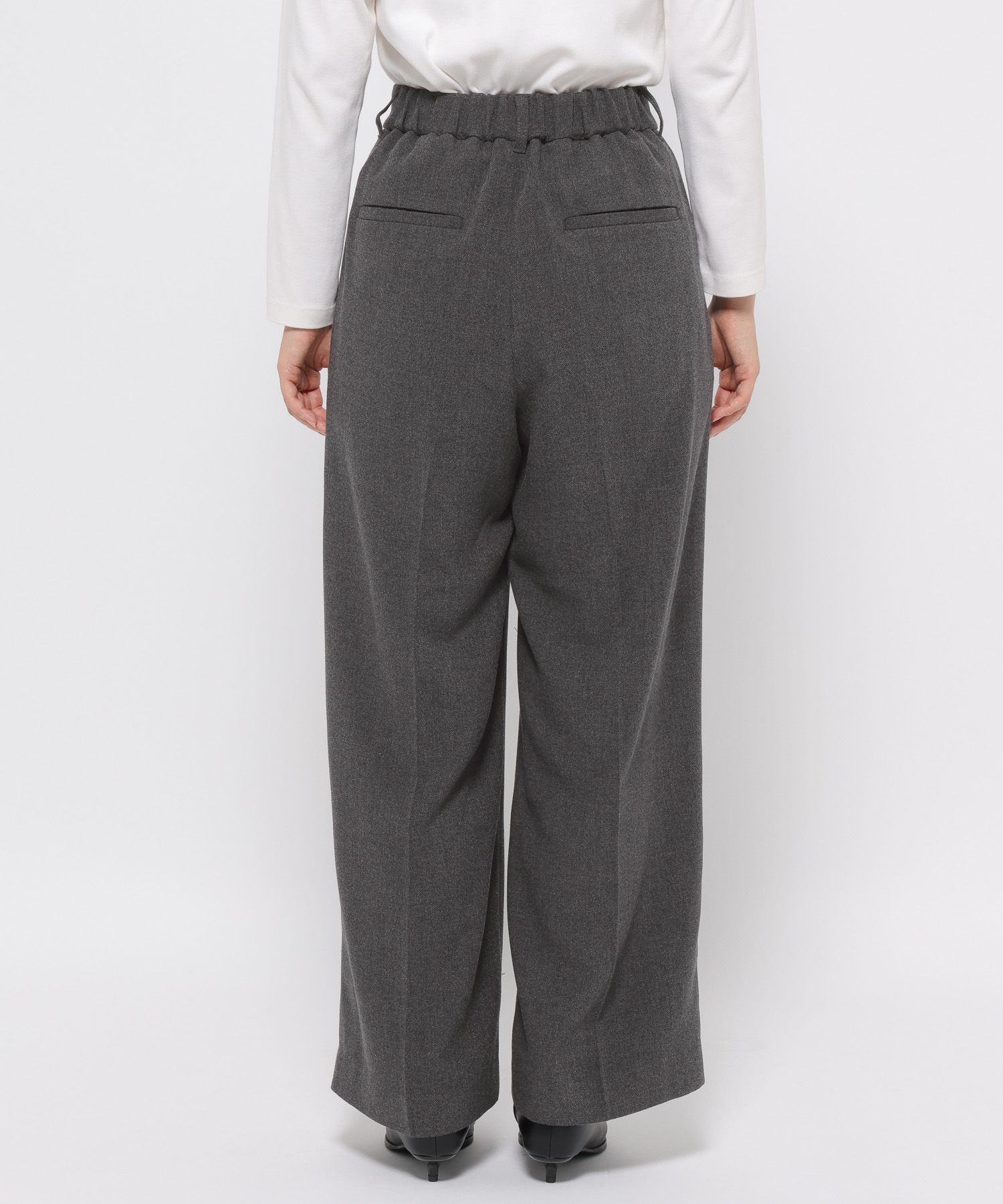 LOWRYS FARM「ＴＲワイドパンツ」|チノ|