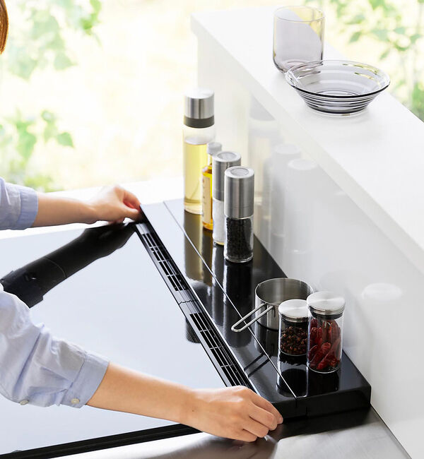 collex「【tower/タワー】奥行伸縮排気口カバー60cmコンロ用」|食器・キッチングッズ|