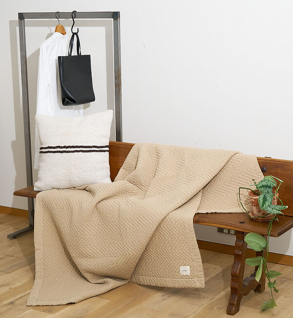 collex「キルトケット 綿100％ 145&times;210㎝」|その他|ベージュ