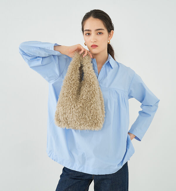 collex「【WEB限定】【EARTH MADE】CURLY FUR MARCHEBAG フ」|ハンドバッグ|