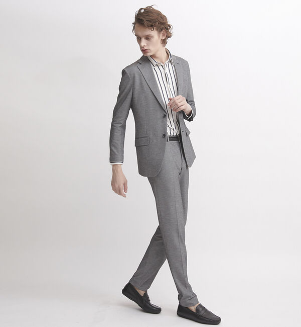 ABAHOUSE「【Recency of Mine】FLEX パリネハニカム パンツ」|スラックス|