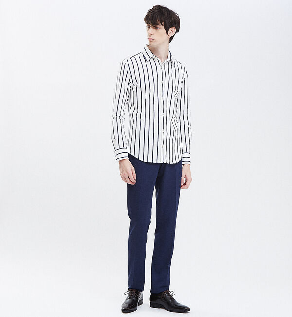 ABAHOUSE「【Recency of Mine】FLEX パリネハニカム パンツ」|スラックス|