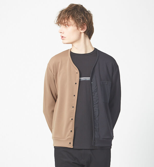 ABAHOUSE「バイカラー カーディガン」|カーディガン|