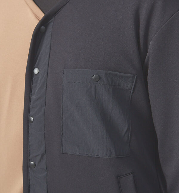 ABAHOUSE「バイカラー カーディガン」|カーディガン|