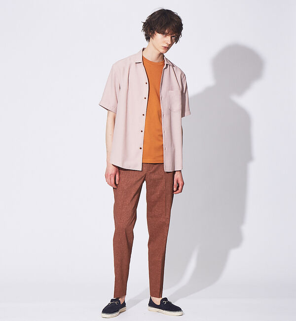 ABAHOUSE「【FLEX COOL】超接触冷感 スムース クルーネック Tシャツ」|Tシャツ・カットソー|