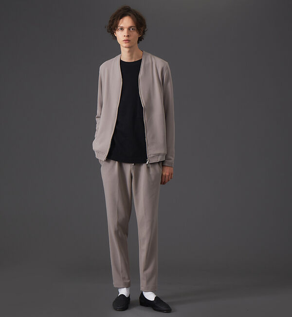 ABAHOUSE「ツイルジャージ イージーパンツスラックス」|スラックス|