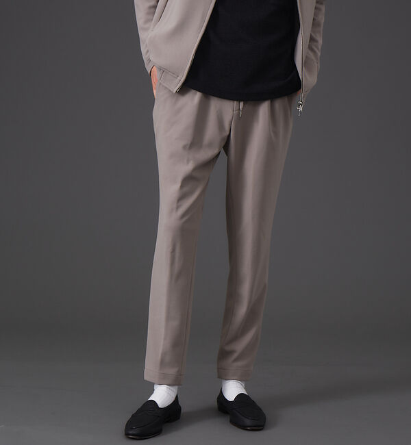 ABAHOUSE「ツイルジャージ イージーパンツスラックス」|スラックス|
