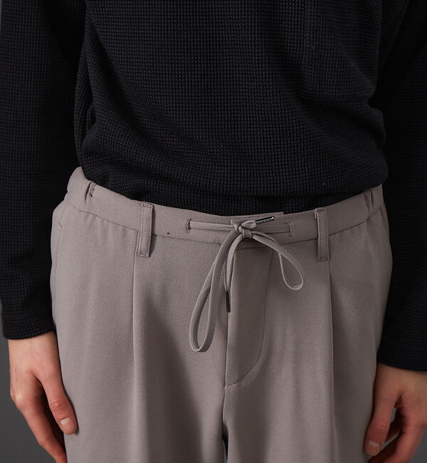 ABAHOUSE「ツイルジャージ イージーパンツスラックス」|スラックス|