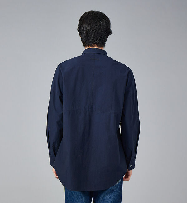 ABAHOUSE「タイプライター ワッシャー オーバーサイズ シャツ」|シャツ・ブラウス|