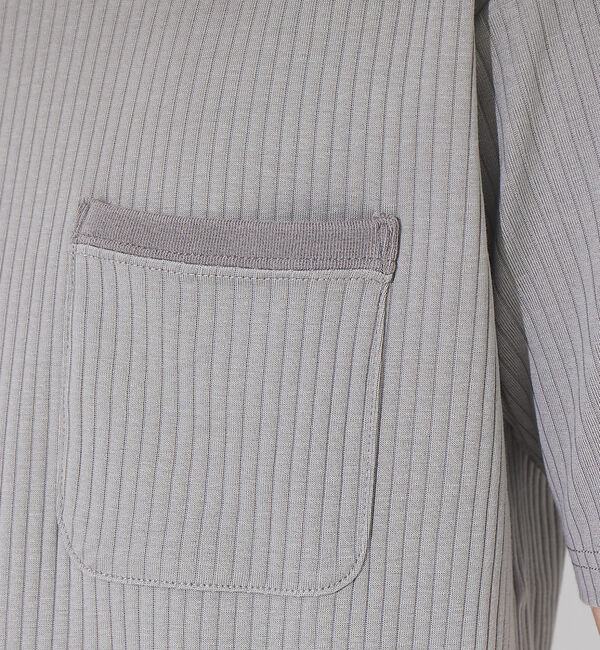 ABAHOUSE「ULTIMA 針抜き フライス クルーネック 半袖 ポケット Tシャツ」|Tシャツ・カットソー|