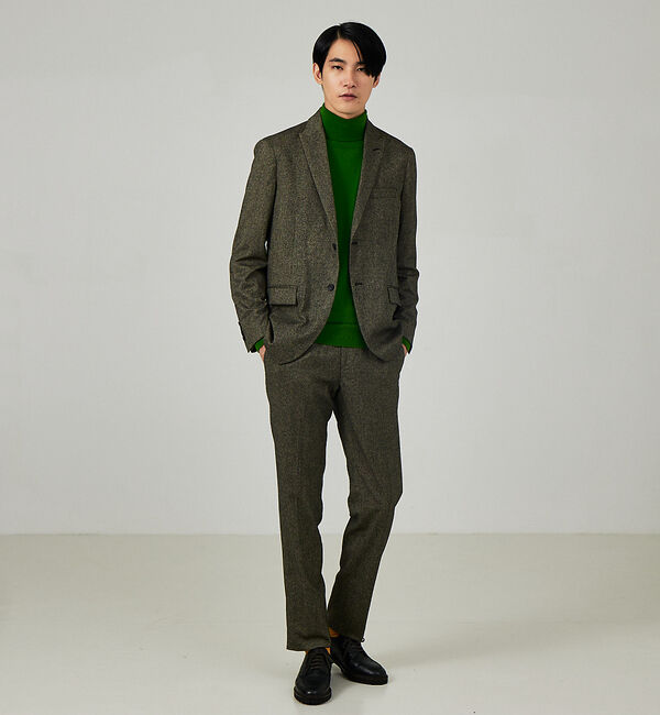 ABAHOUSE「【セットアップ対応/FLEX PANTS】オーロラ ツイード ストレッチ イージ」|その他|