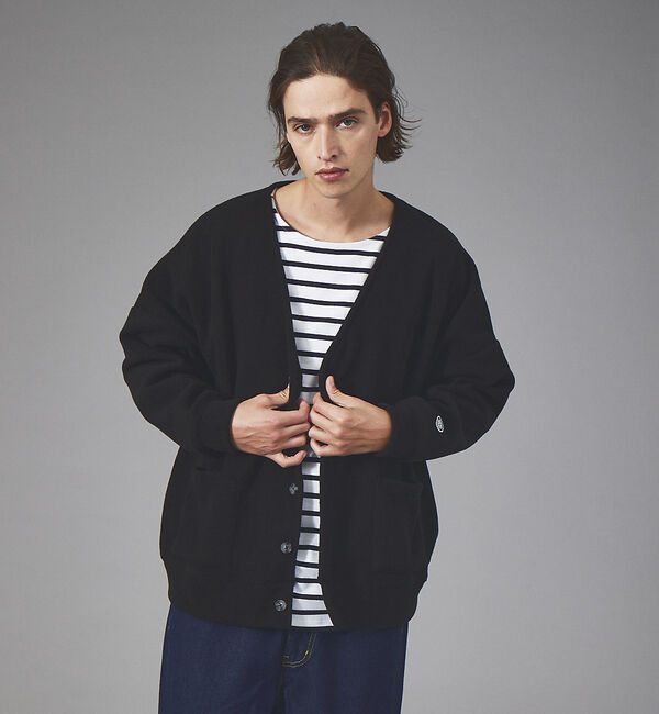 ABAHOUSE「【WEB限定】Discusマイクロフリース オーバーサイズカーディガン」|カーディガン|