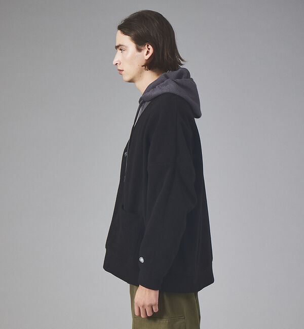 ABAHOUSE「【WEB限定】Discusマイクロフリース オーバーサイズカーディガン」|カーディガン|