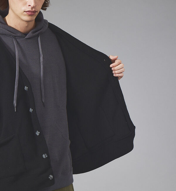 ABAHOUSE「【WEB限定】Discusマイクロフリース オーバーサイズカーディガン」|カーディガン|