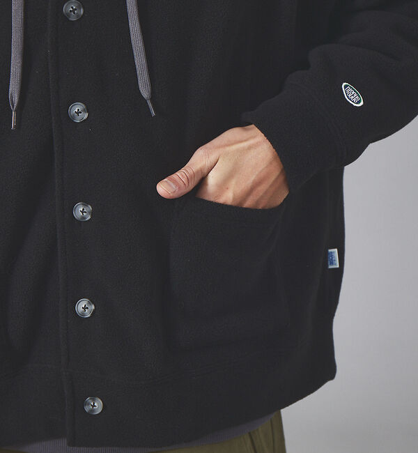 ABAHOUSE「【WEB限定】Discusマイクロフリース オーバーサイズカーディガン」|カーディガン|