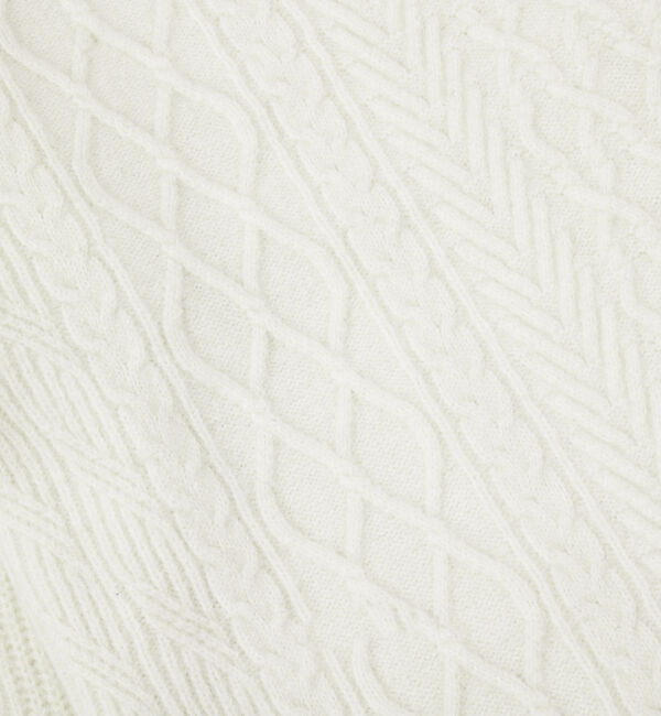 ABAHOUSE「【アラン編】パッチワーク クルーネック ニット」|ニット・セーター|