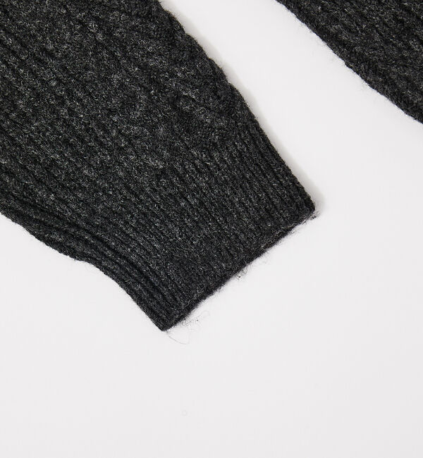 ABAHOUSE「【アラン編】パッチワーク クルーネック ニット」|ニット・セーター|