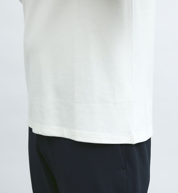 ABAHOUSE「【フロントパイピング】切り替え ポンチ ロングスリーブTシャツ」|Tシャツ・カットソー|