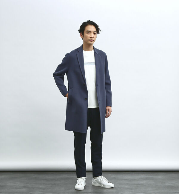 ABAHOUSE「【フロントパイピング】切り替え ポンチ ロングスリーブTシャツ」|Tシャツ・カットソー|