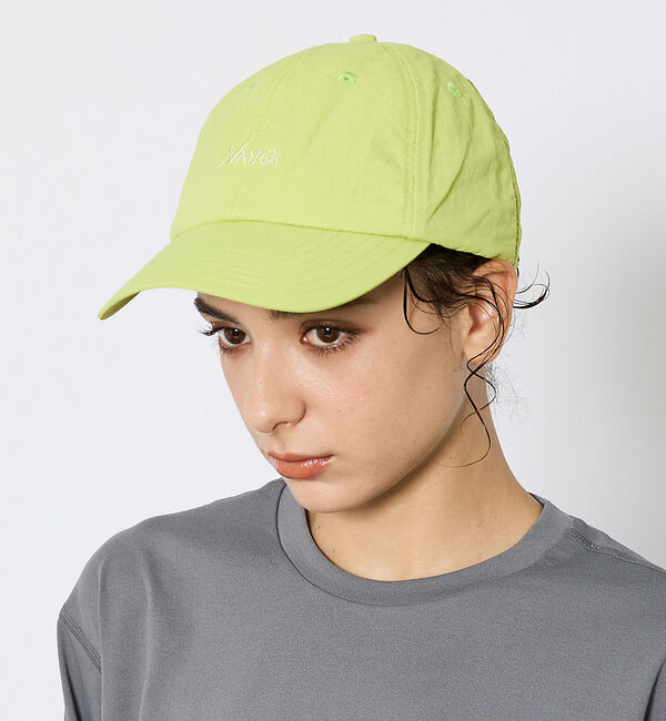 ABAHOUSE「【NANGA/ナンガ】NYLON TUSSER BB CAP /ナイロンタッサー」|その他|ライム