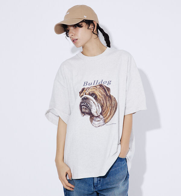 ABAHOUSE「【LEE/リー】　BULLDOG PRINT TEE /ブルドッグプリントTシャ」|Tシャツ・カットソー|